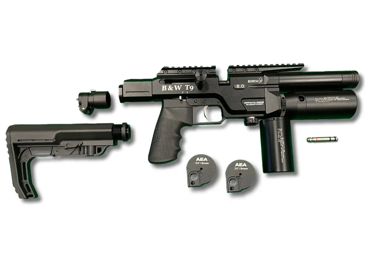 BinTac Air Rifle T9 2024 folding rear stock included