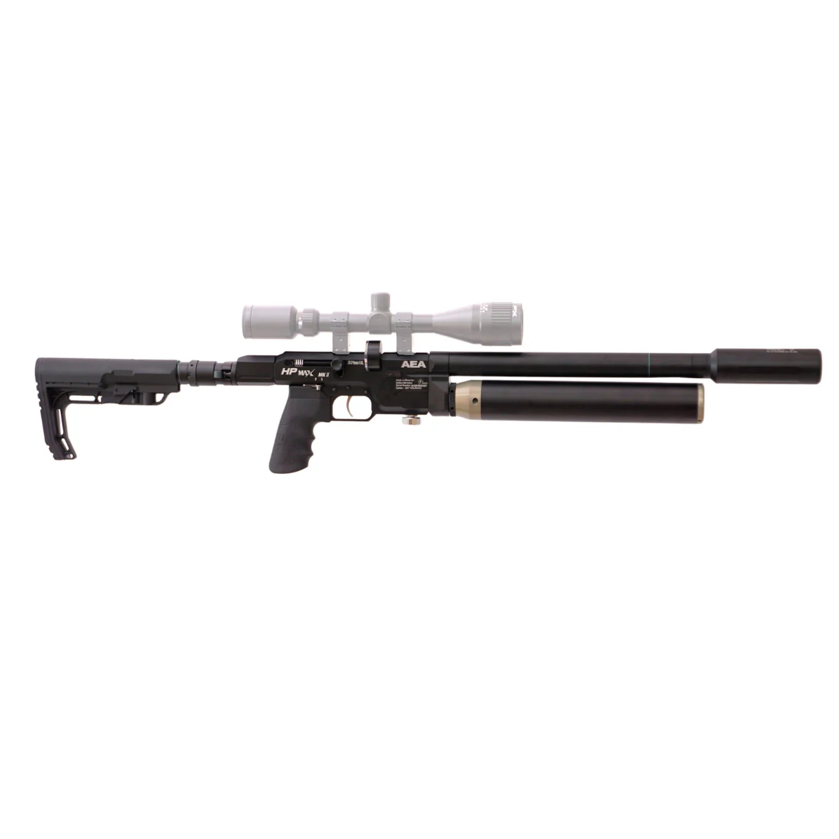 Airgun HPMAX Mk2 with Sound Suppressor – High‑Performance .35 Cal PCP